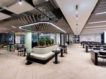 Blick in den Community Bereich bei Scaling Spaces im NEO