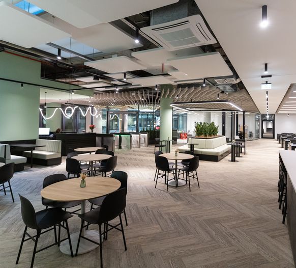 Bick in die Community Area von Sacling Spaces